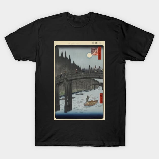 Utagawa Hiroshige - Kyobashi Bridge T-Shirt by Persona2